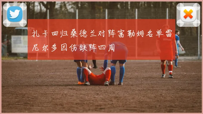 扎卡回归桑德兰对阵富勒姆名单雷尼尔多因伤缺阵四周